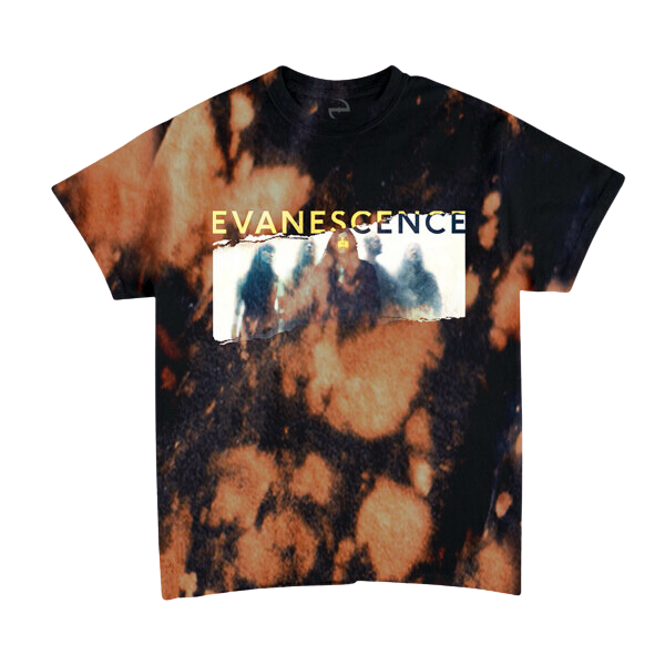 Evanescence Tie Dye Band Photo Tour Cities Tee
