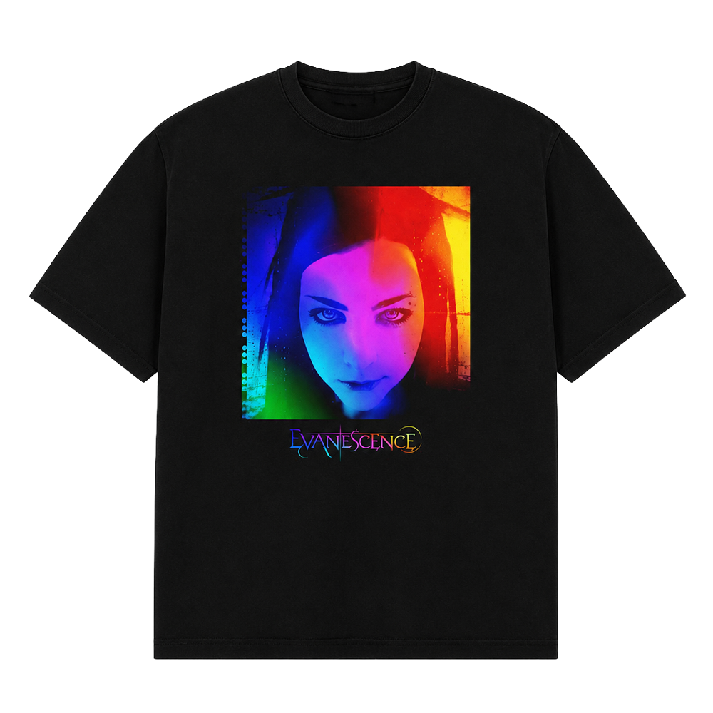 Evanescence グラフィックTシャツ 黒　hyde Gradient Fallen Album Black Tee – Evanescence