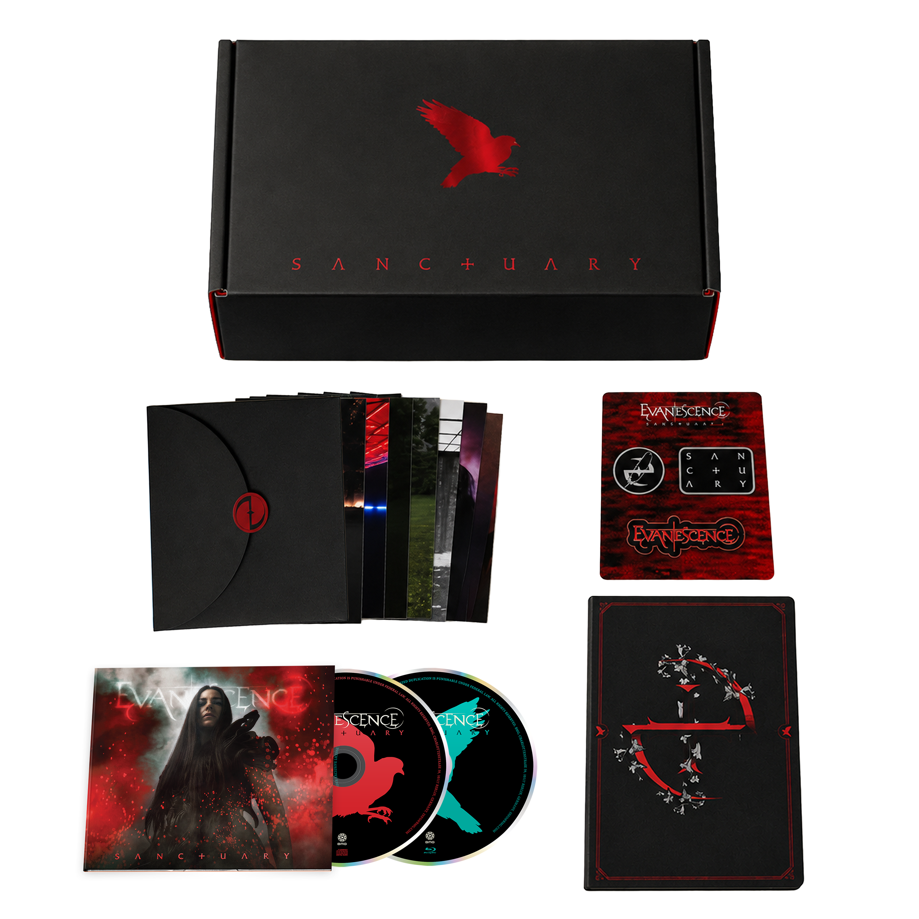 Sanctuary Deluxe CD Autographed Boxset (Limited Edition) – Evanescence
