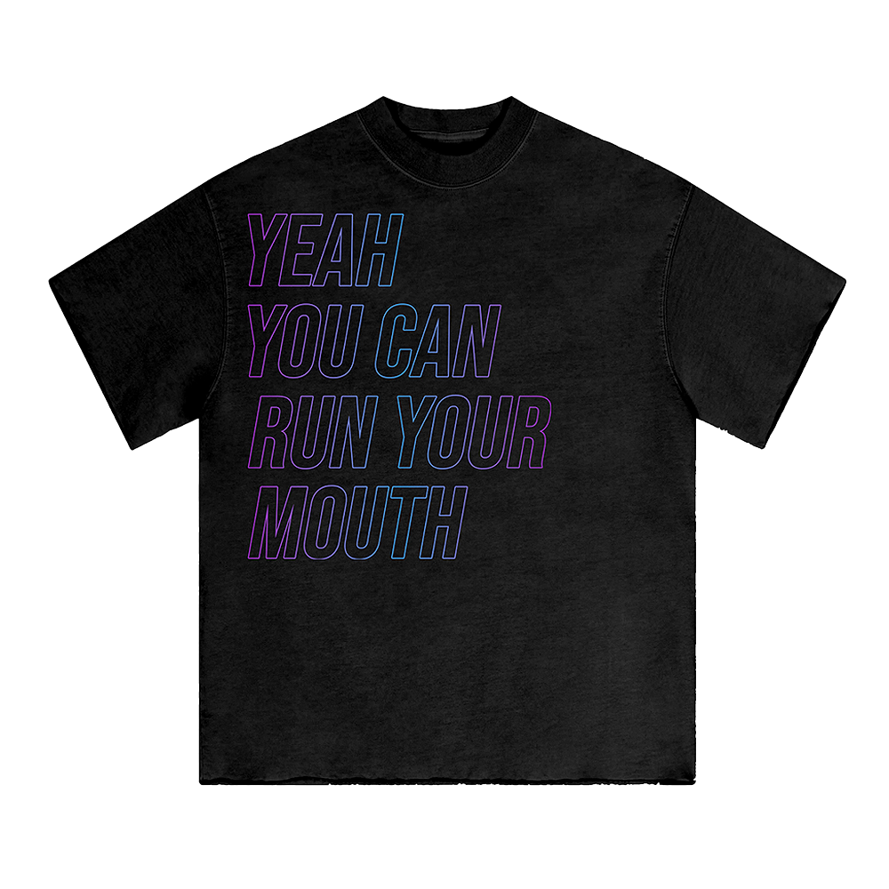 Fight Like A Girl Outline Tee Front