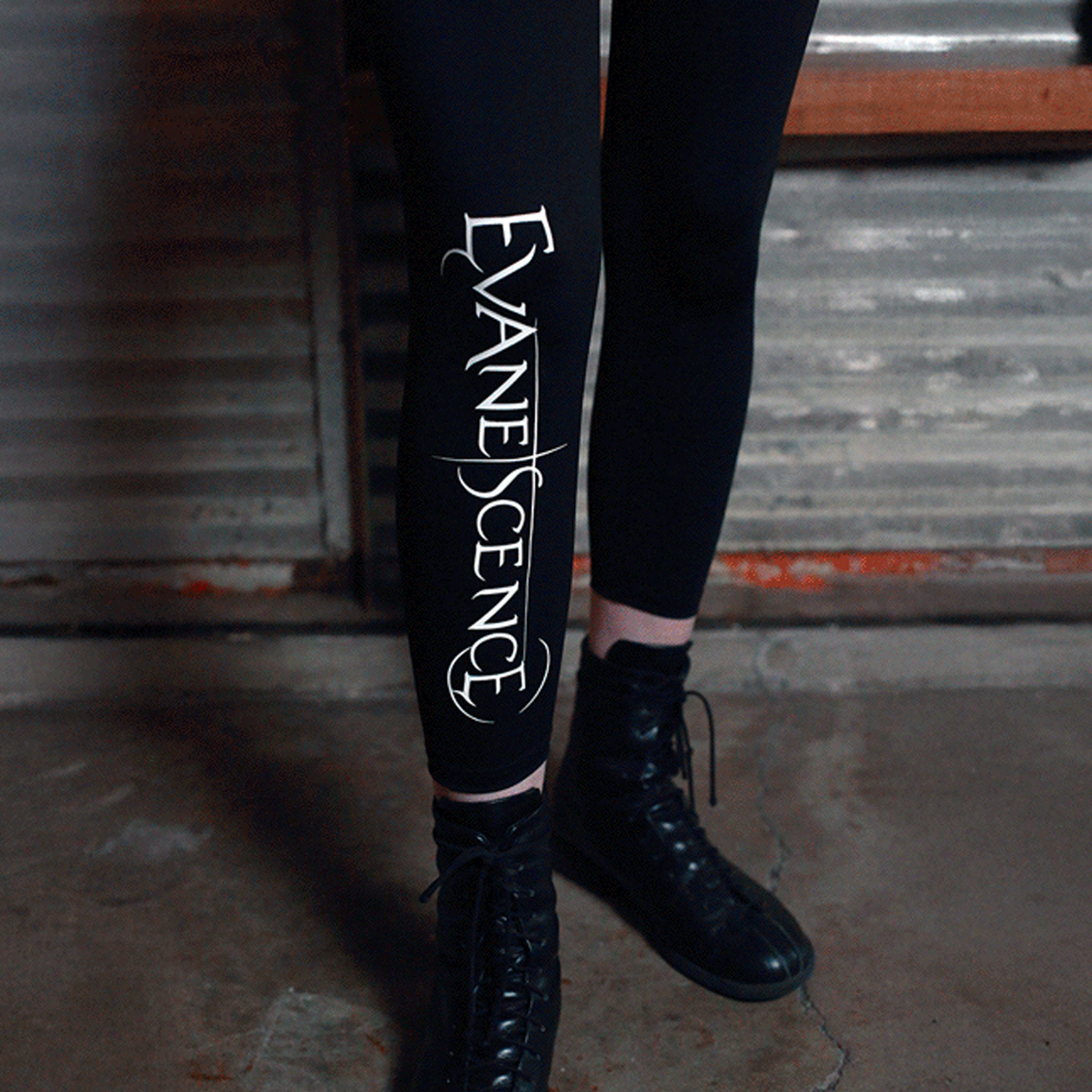 Logo Asymmetrical Waist Leggings