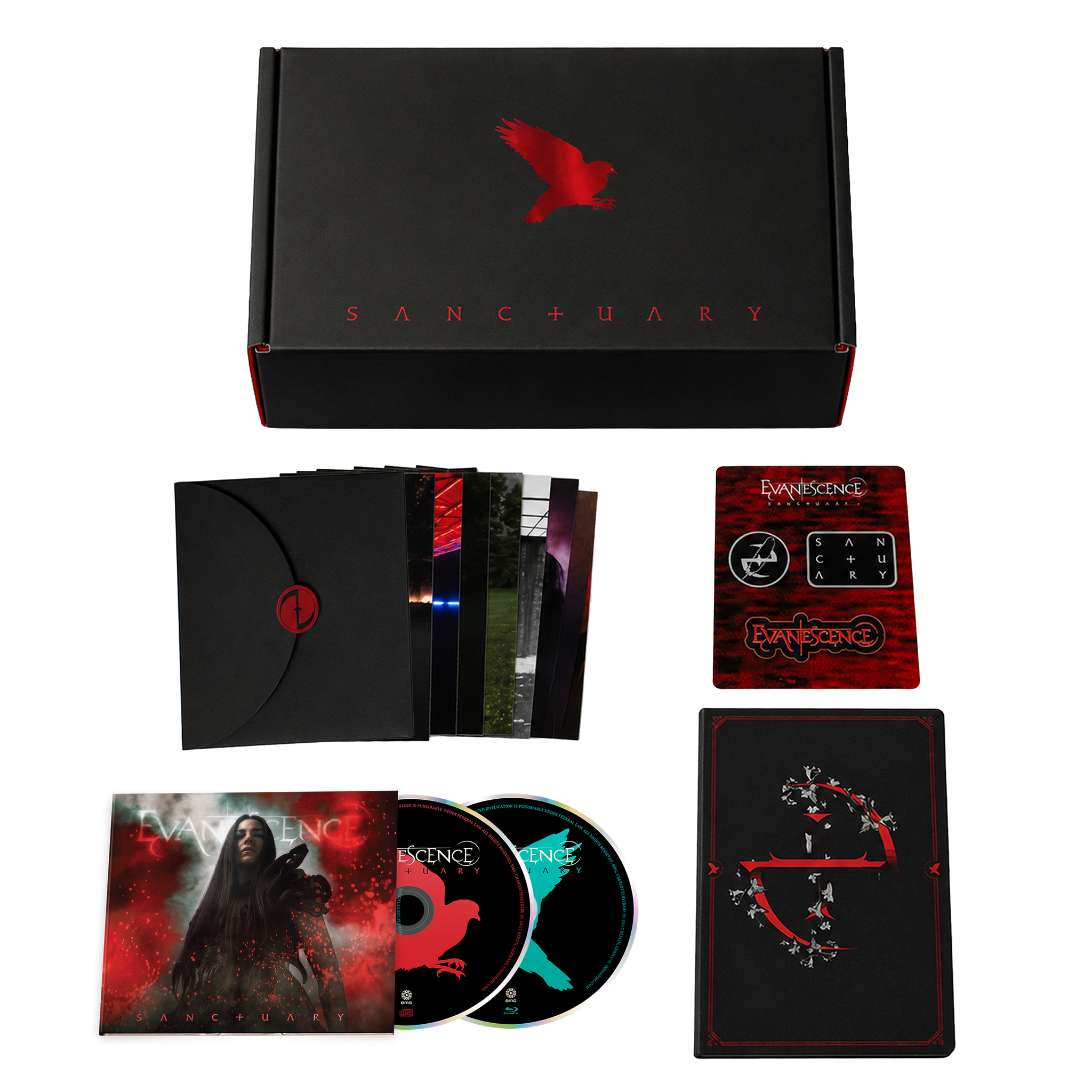 Sanctuary Deluxe CD Autographed Boxset (Limited Edition) – Evanescence